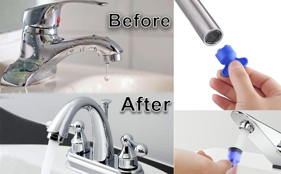 4 Pack Faucet Aerator Key Removal Wrench Tool with 4 Sizes M16.5, 18.5
