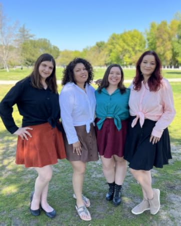 IN'VOLAND Womens Plus Size Button Down Shirt