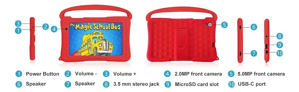 8inch kids tablet A+ long image5