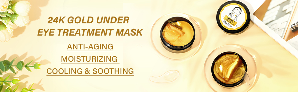 glod under eye patches