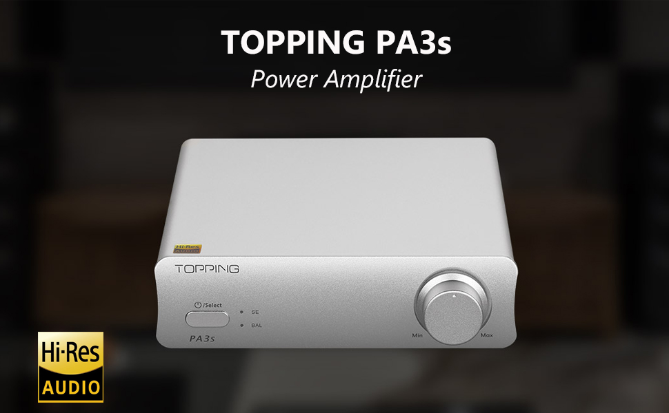 Topping PA3s Fully Balanced Amplifier MA12070 x 2 RCA TRS Class D Amp ...