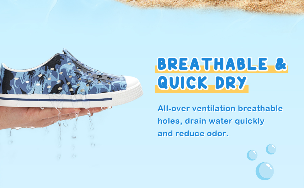 kids slip on water sneakers