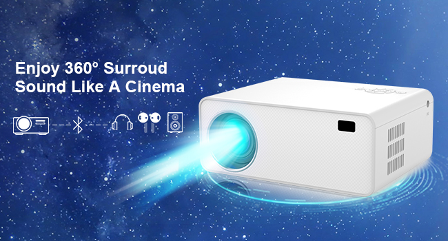 4k projector with wifi and bluetooth