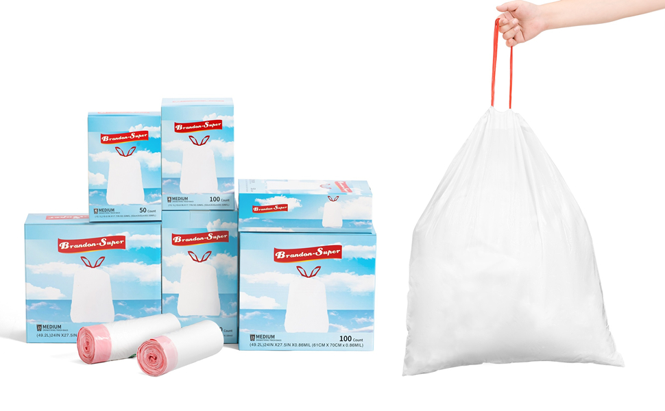 Drawstring Trash Bags