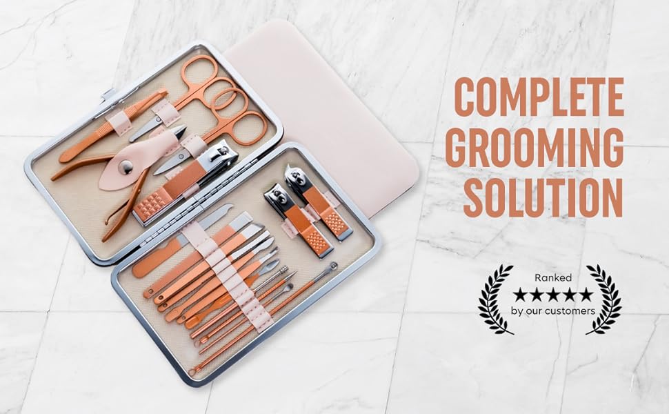 All in one nail grooming kit