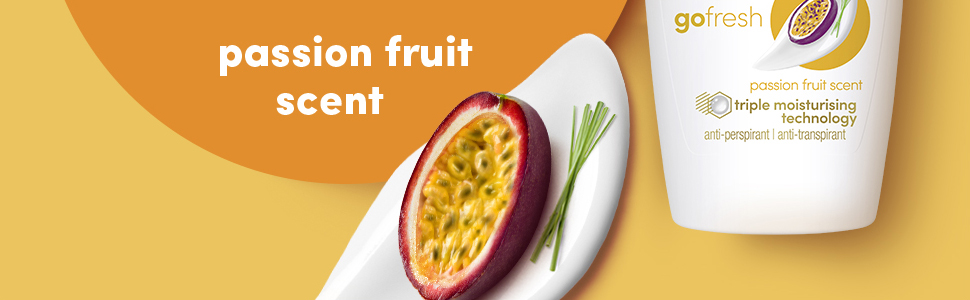 Advanced Care Go Fresh Passion Fruit Roll-on 50 ml has a refreshing, vibrant passion fruit scent