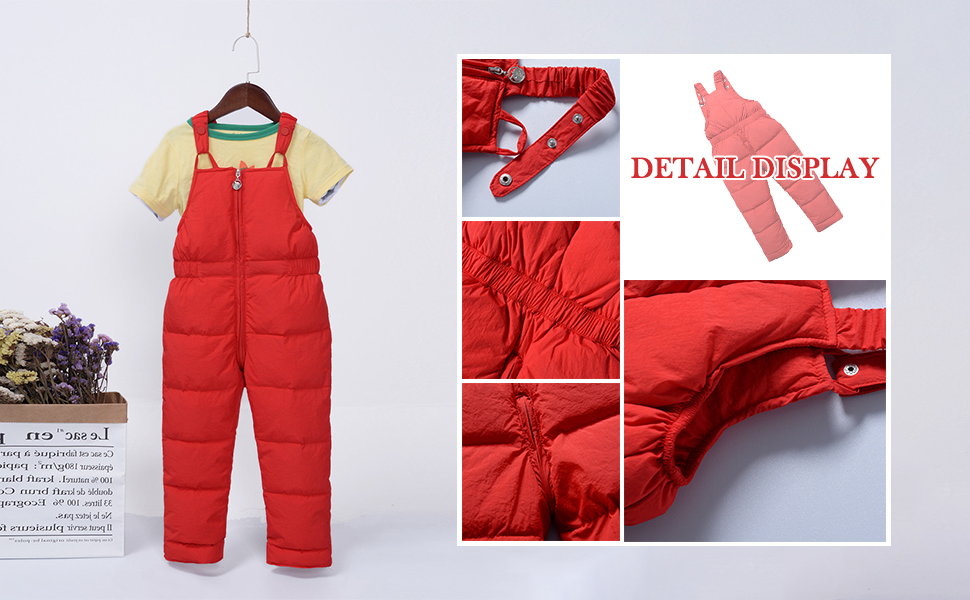 Clothes Boy Snowsuit Girl Ski Overalls Down