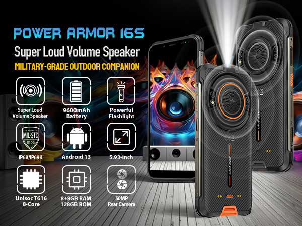 Amazon.com: Ulefone Power Armor 16S Rugged Smartphone, 16GB+