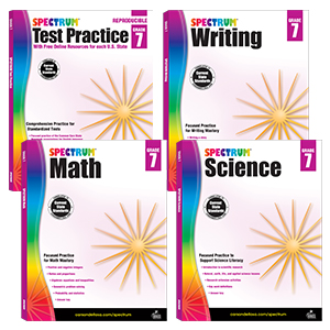 Amazon.com: Spectrum Grade 7 Language Arts Workbooks, Ages 12 to 13 ...