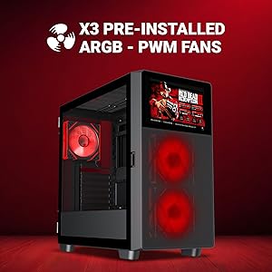 pre installed fans