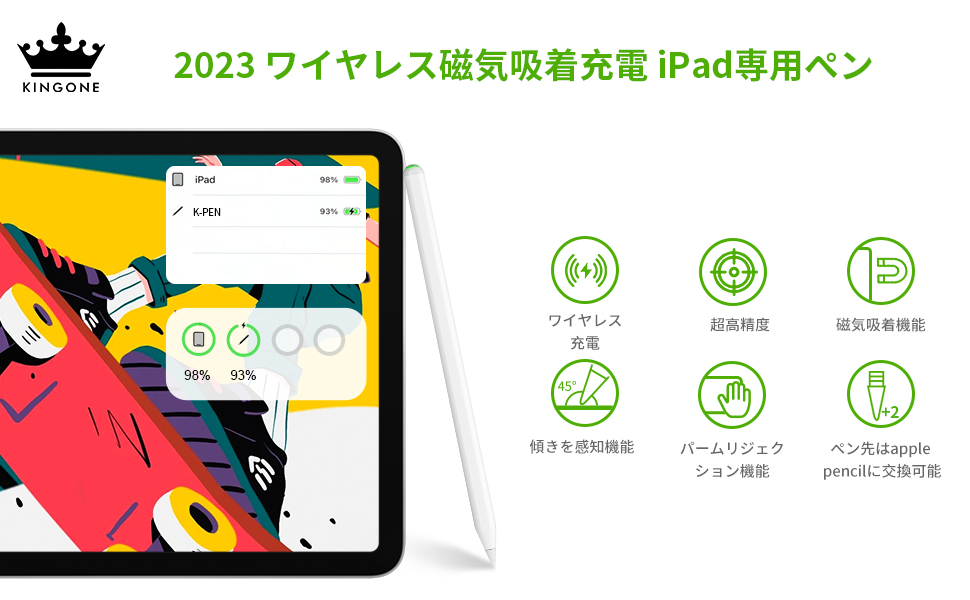 iPad 8th Generation 本体 ブラック 充電器ペンおまけ ESR 〔タッチペン：iPad用/USB-C充電式〕 Geo Digital Pencil