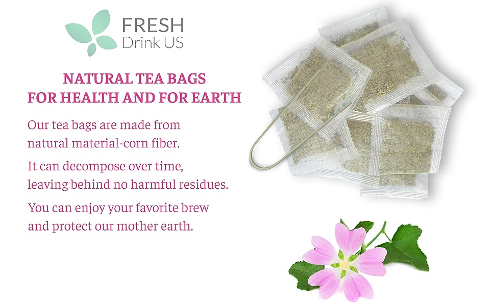 marshmallow root leaves leaf natural herbal tea teabags