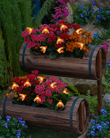 bee solar lights