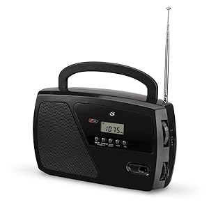 Amazon.com: GPX R633B Portable Shortwave AM/FM Clock Radio