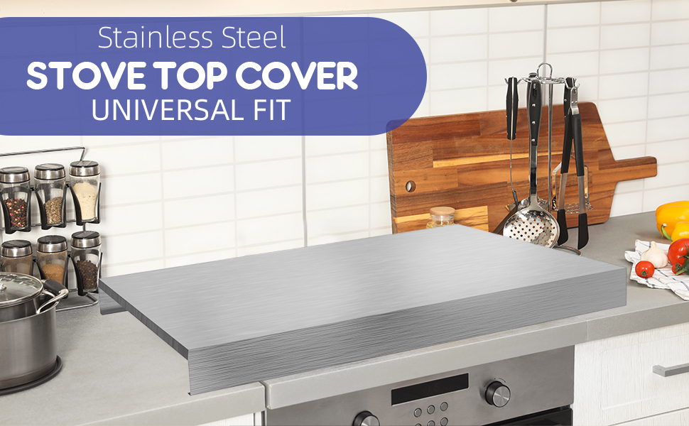 Stainless Steel Stove Top Cover Noodle Board Range