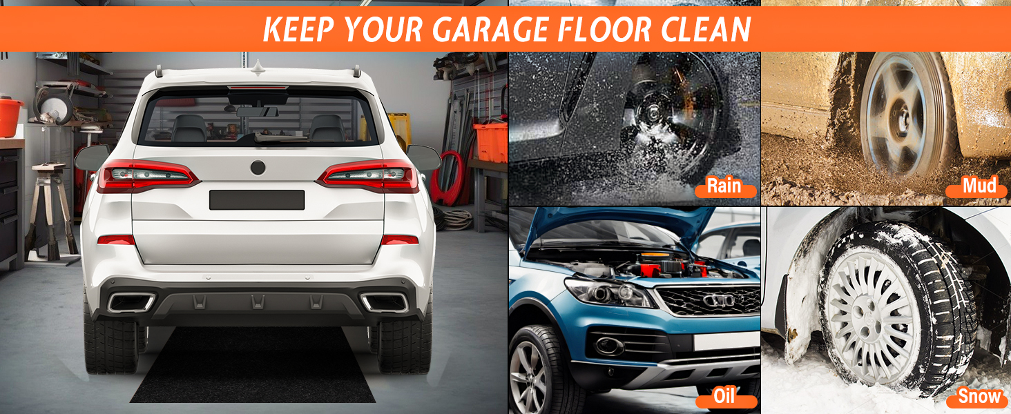 Garage Floor Mat for Under Car