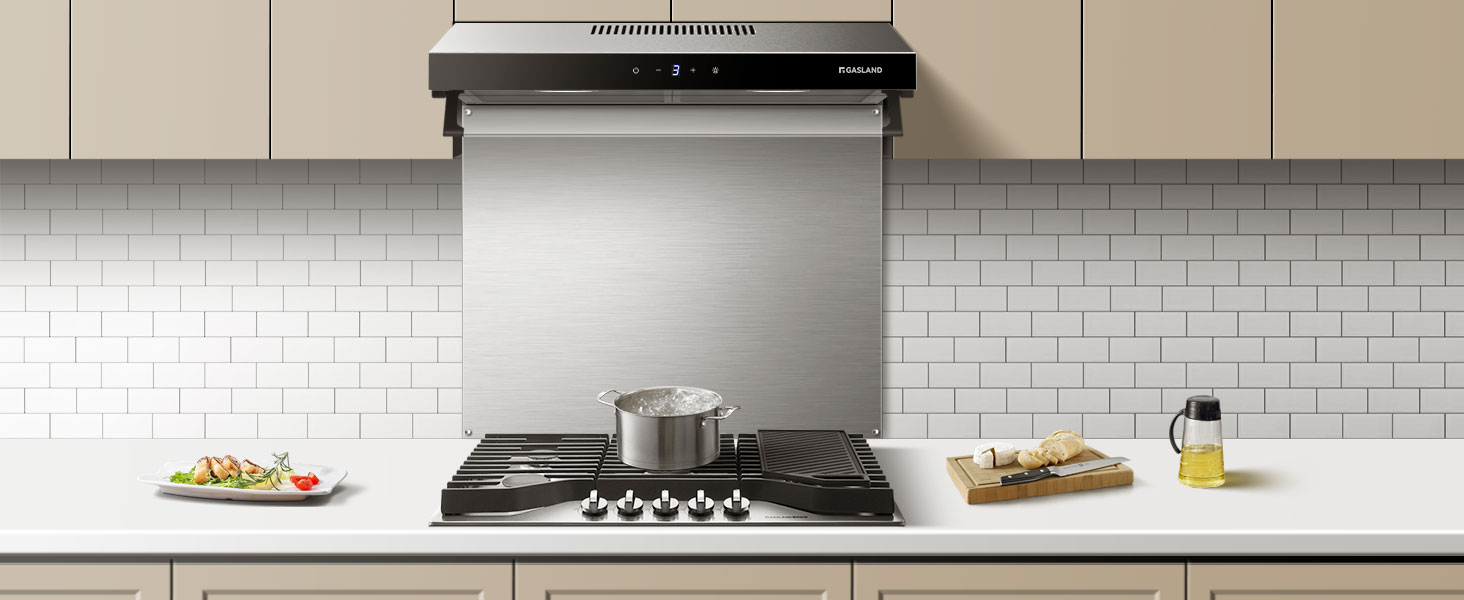 GASLAND 24" x 30" Stainless Steel Backsplash KBSS30