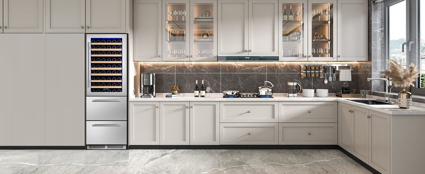 BODEGA Wine and Beverage Refrigerator 24 Inch