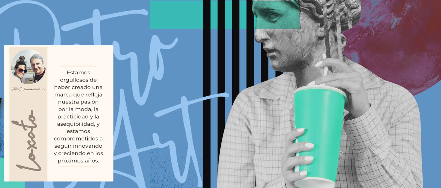 Loxato Tote Bag Negra Bolsa Tela Negra Bolsa de Algodón Tote Bag Tela Bolso Shopper Mujer Negro