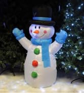 snowman outdoor lighting