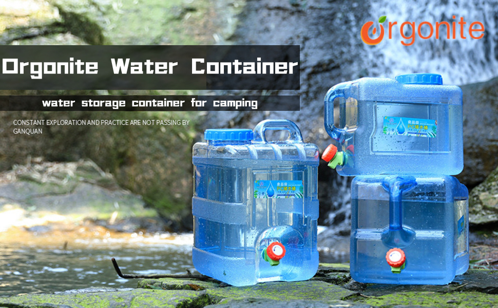 Orgonite Water Storage Containers, Camping Water Container