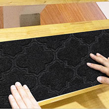 Just press with your hand