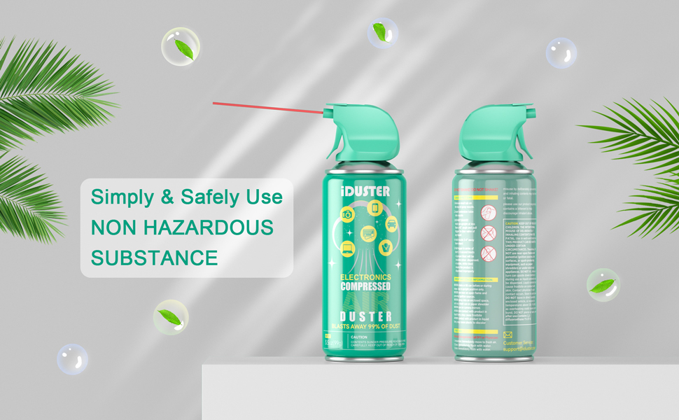 Compressed Canned Air Duster for Computer iDuster