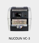 NUCOUN VC-3 Mixed Denomination Money Counter Machine, Value Counting, CIS/UV/IR/MG/MT Counterfeit...