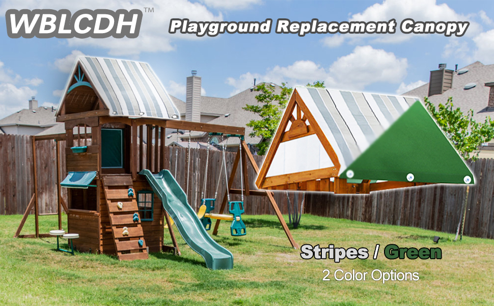 Playset Canopy Replacement 43" × 90", Playset Tarp