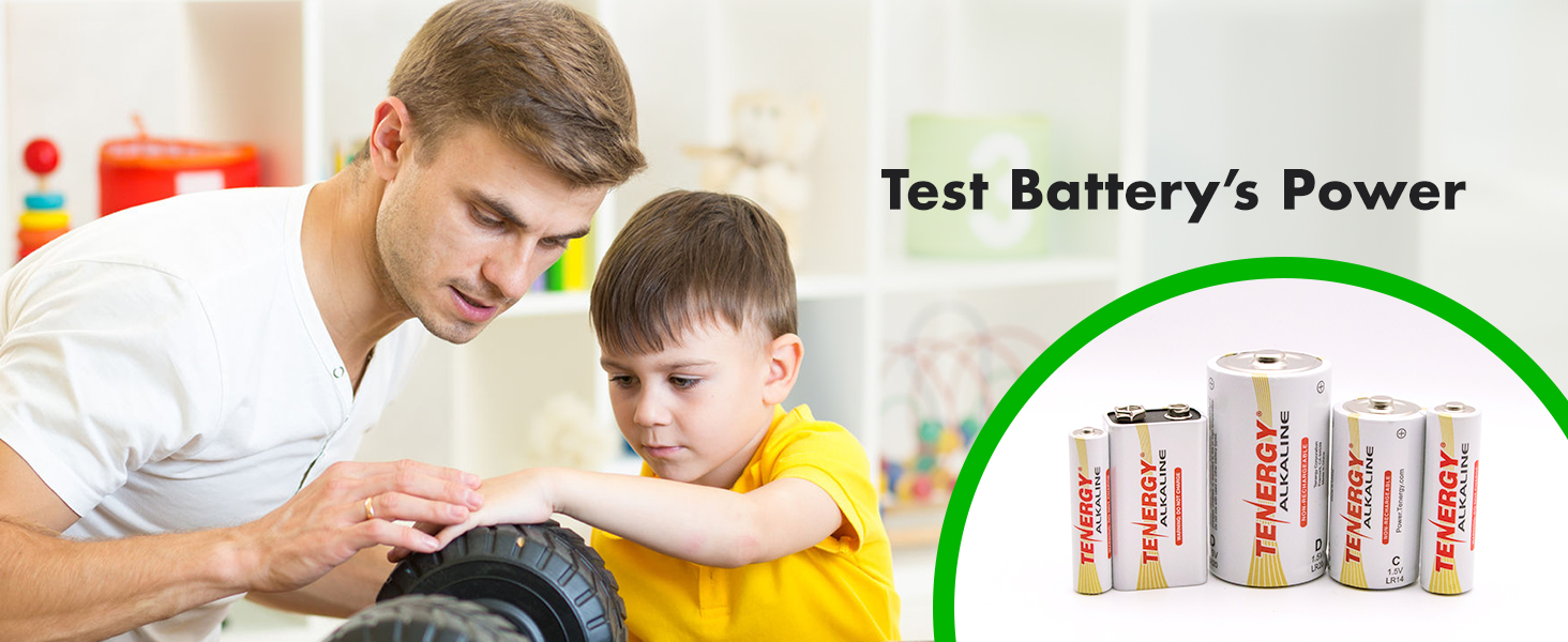 Test battery's power