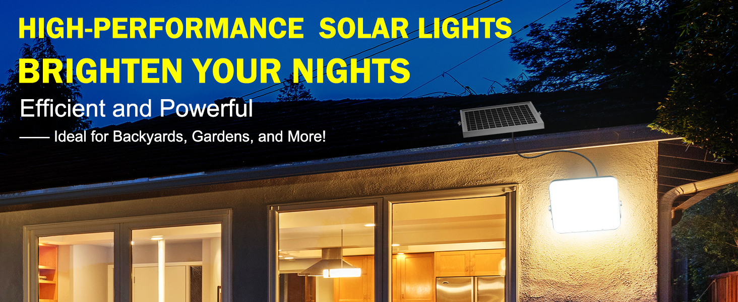 Luces Solares para Exterior