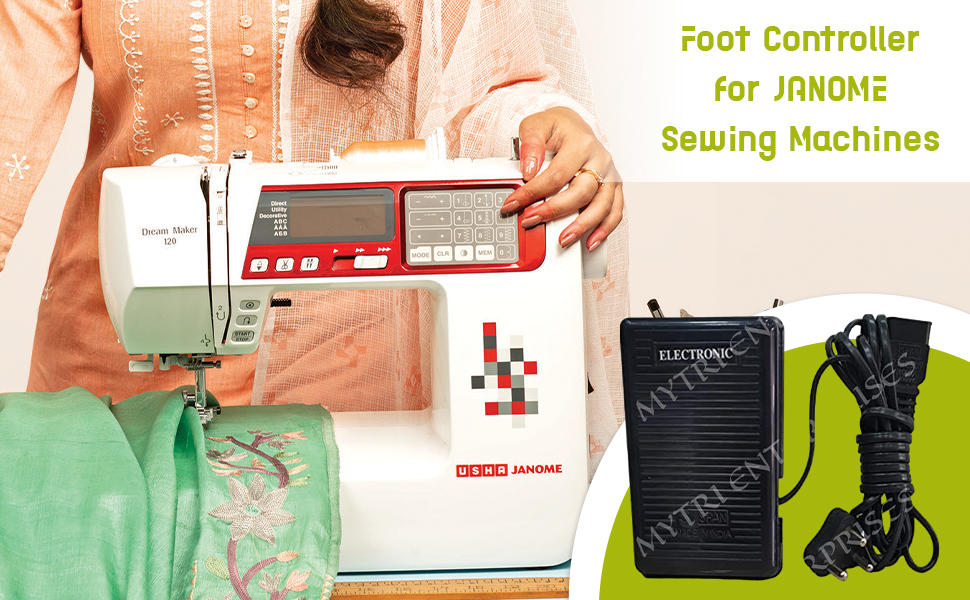 USHA JANOME Foot Controller for JANOME Sewing Machines Amazon.in
