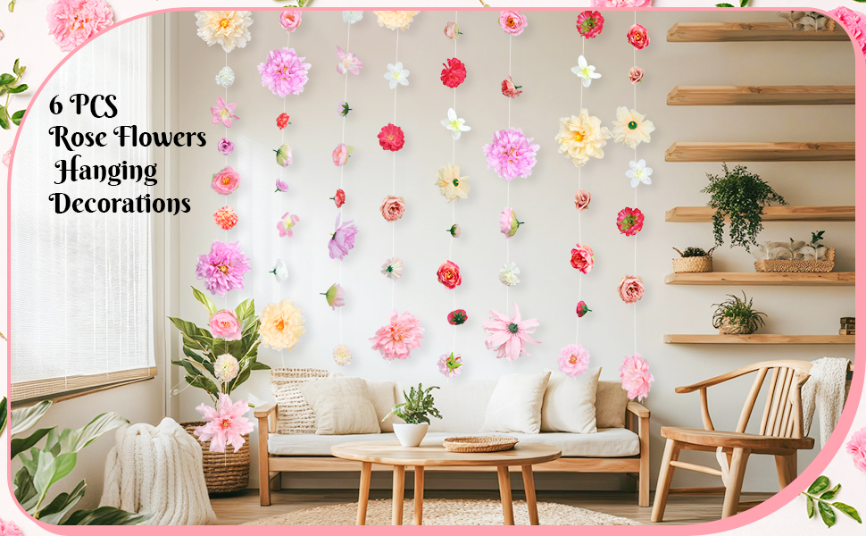 flower hanging decorations
