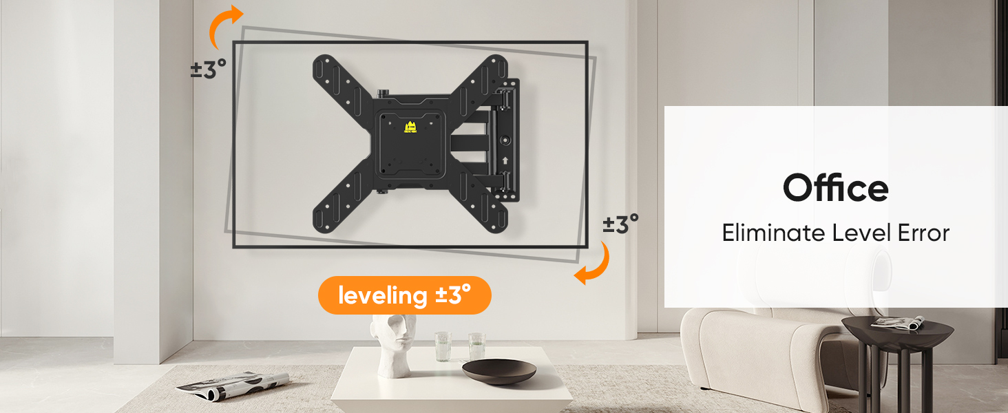 MOUNT Corner TV Wall Mount for Most 2665 Inch Flat