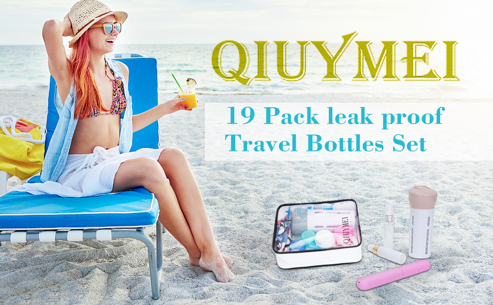 19 Pack Travel Bottles Set