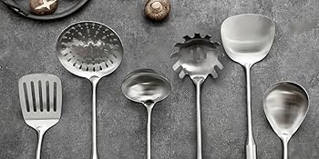 stainless steel spatulas set