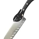 Knife with grip on the knife spine