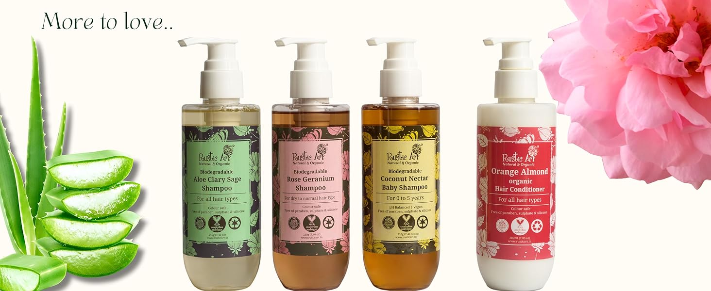 Rose Geranium Shampoo 210gm