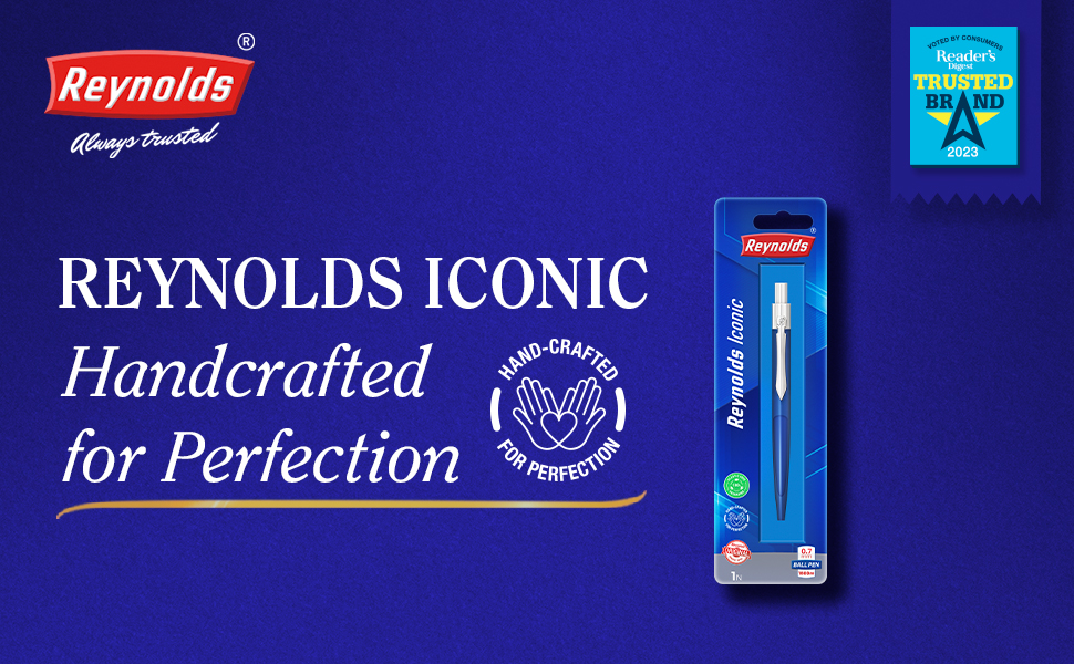 Reynolds Iconic Ball Pen Premium Metal Pens Office Use Stylish Gift for Men & Women Corporate Gift