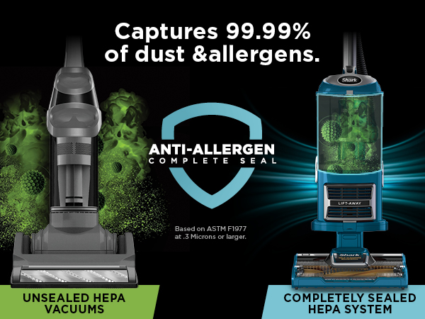 HEPA VACUUMS COMPLETELY SEALED