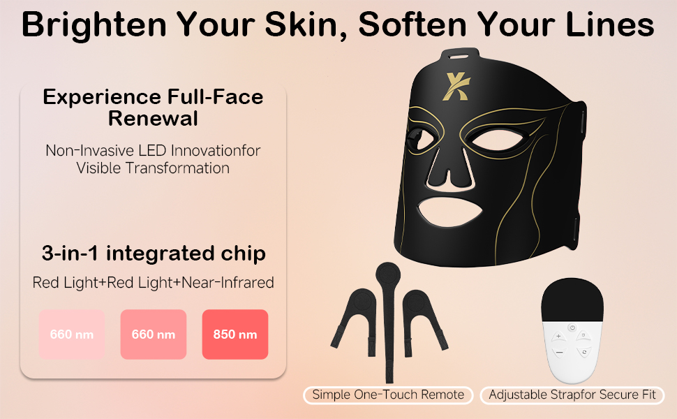 YKeluxon Red Light Mask