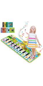 musical piano mat