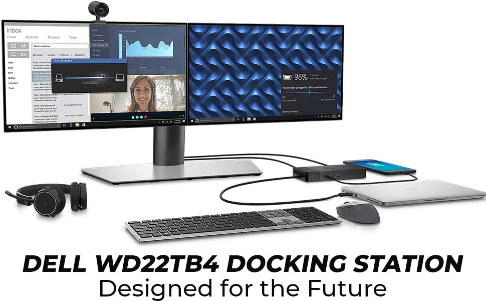 DELL ドッキングステーション　WD22TB4 Amazon.com: Dell Thunderbolt 4 Dock WD22TB4 - Modular