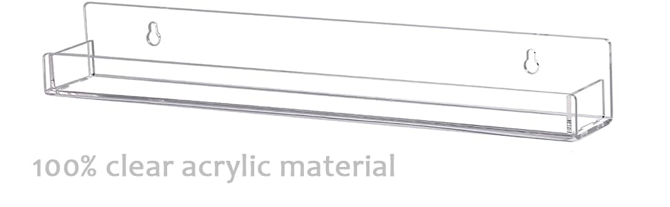 100% clear acrylic material