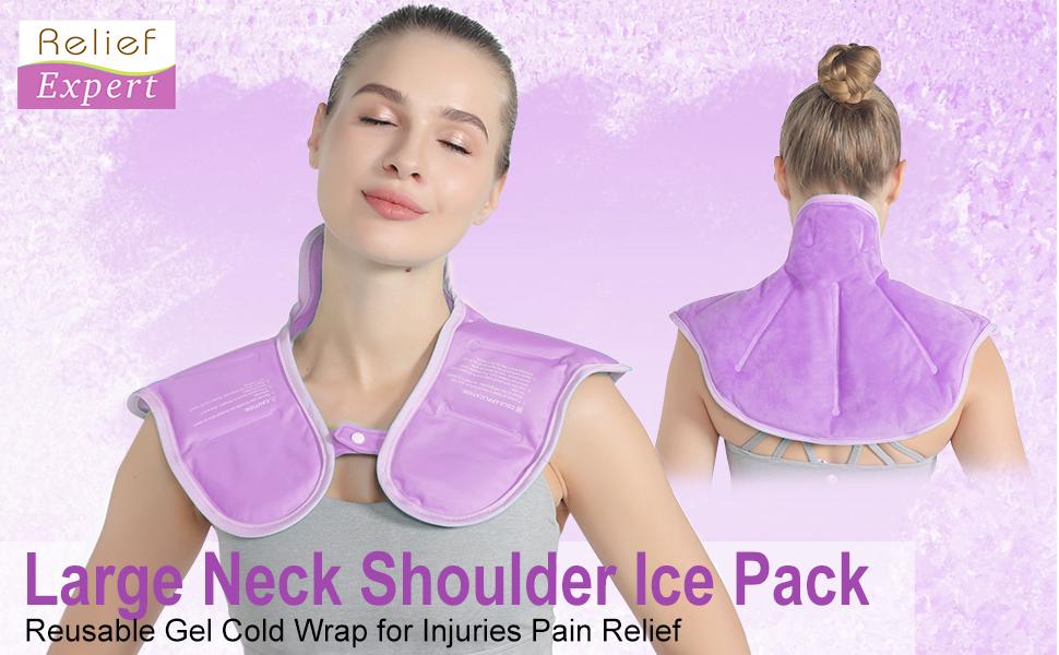 Relief Expert Large Neck Shoulder Ice Pack for Injuries