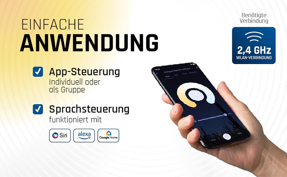 Smart LED E14 Kerze Wlan Alexa Google Home Siri