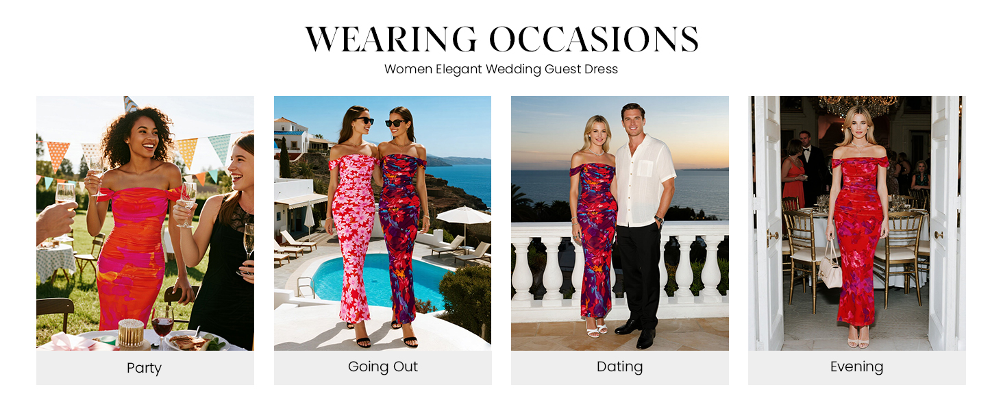 PRETTYGARDEN Wedding Guest Dresses For Women