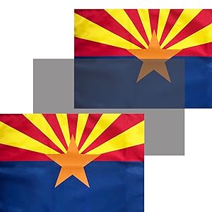 Amazon.com : FRF FLAG Arizona Boat Flag 12x18 Inch, Double