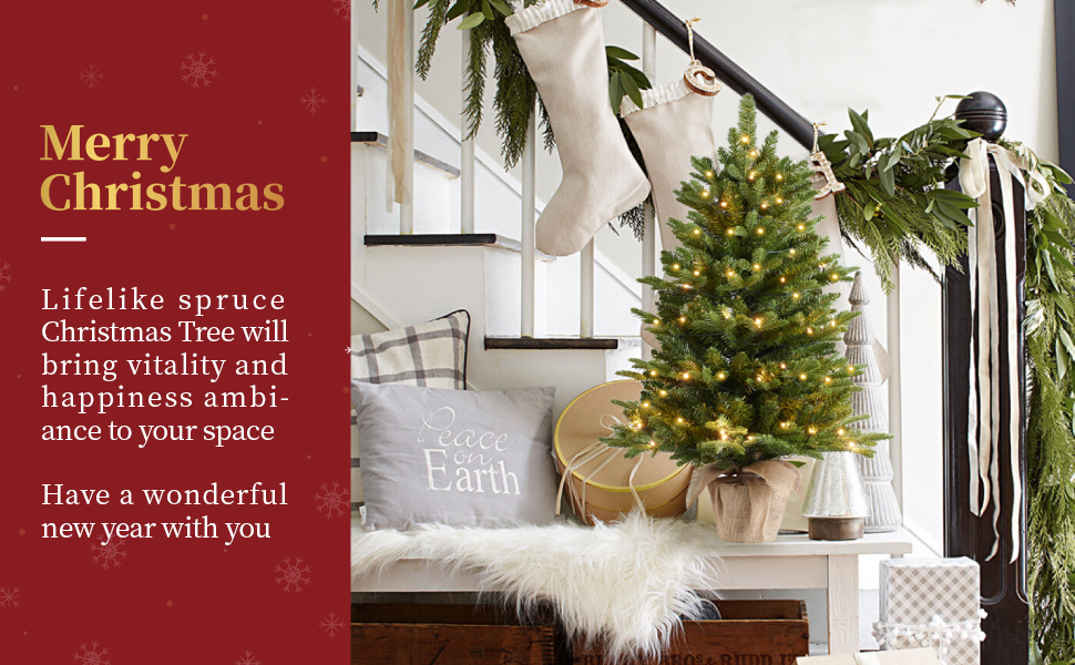 希少激レア品【Kim Songhe】X'mas Tree Amazon.com: Small Christmas Tree 4FT Artificial Mini Xmas