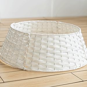 Plastic Ring Base Cover Bottom for Xmas Tree Party Ornaments Holiday Home Decor